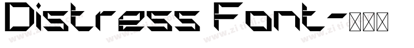 Distress Font字体转换